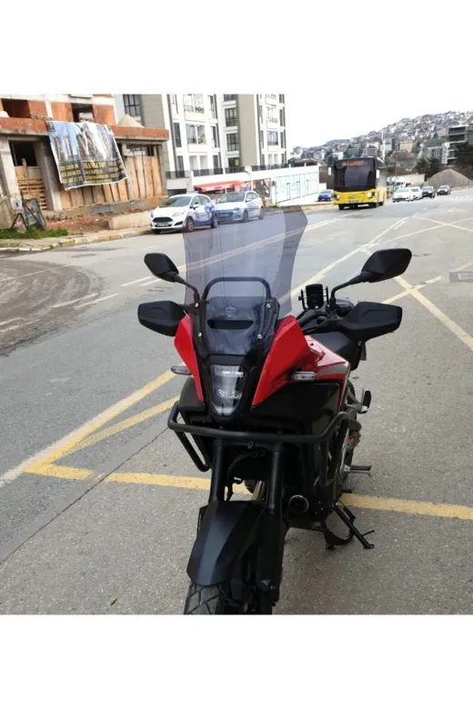 Honda NX 500 Ön Cam 2025-2026 Model 44cm Füme Renkli 4mm UZUN