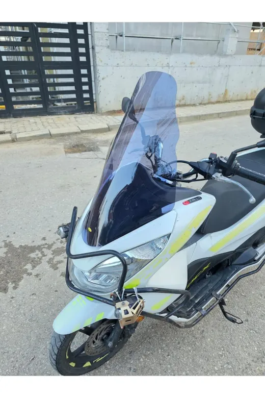 Honda PCX Ön Cam 2014-2017 Model 65cm Füme Renkli 4mm ORTA BOYLU