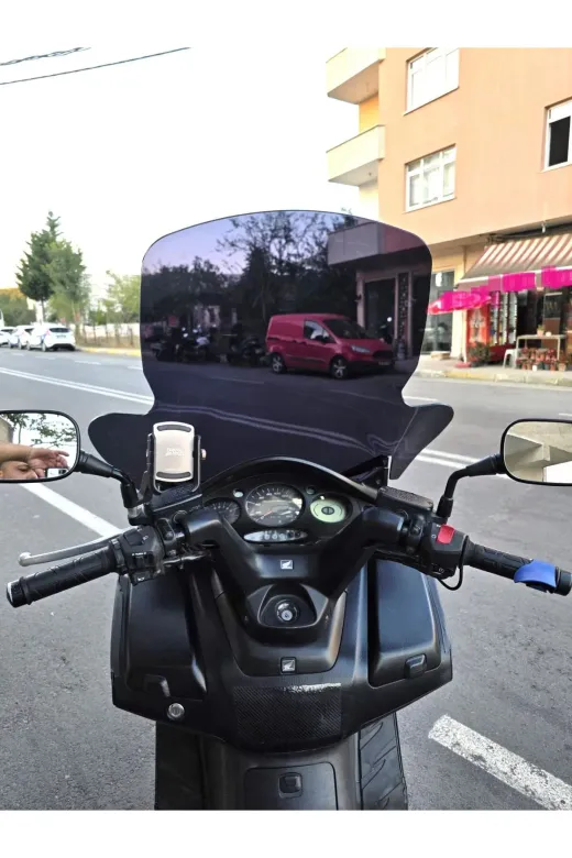 Honda Silverwing FJS 400 Ön Cam 2001-2012 Model 68cm Siyah Renkli 4mm ELCİKLİ