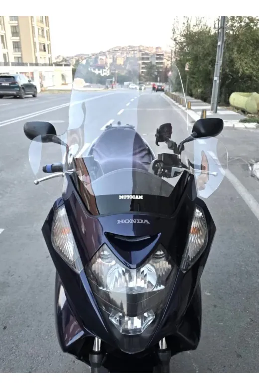Honda Silverwing SWT 400 Ön Cam 2006-2009 Model 68cm Şeffaf Renkli 4mm ELCİKLİ