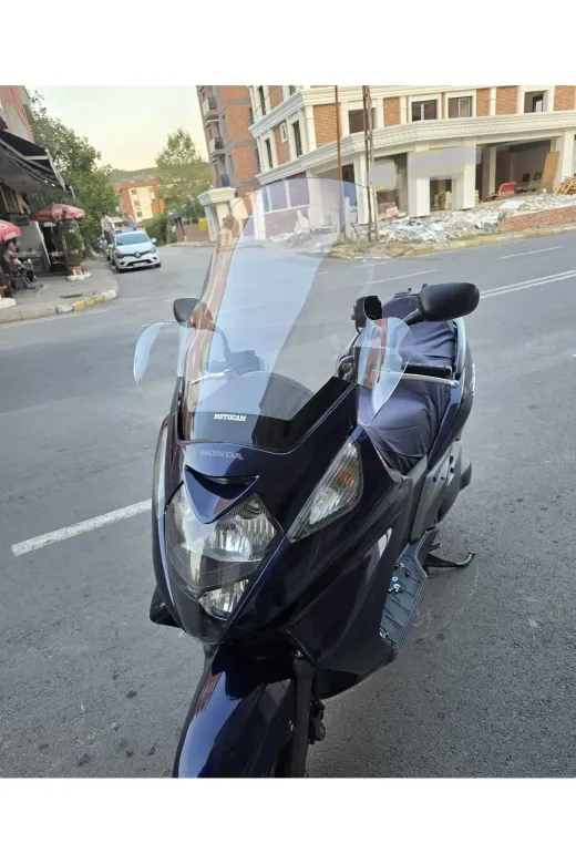 Honda Silverwing SWT 400 Ön Cam 2006-2009 Model 68cm Şeffaf Renkli 4mm ELCİKLİ