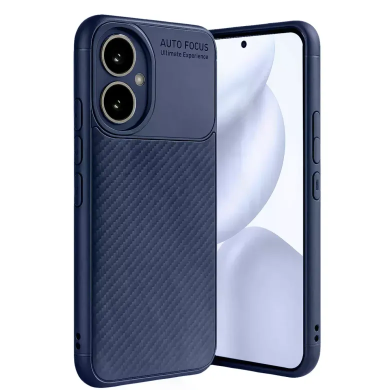 Honor 400 Kılıf Auto Focus Karbon Kapak - Lacivert