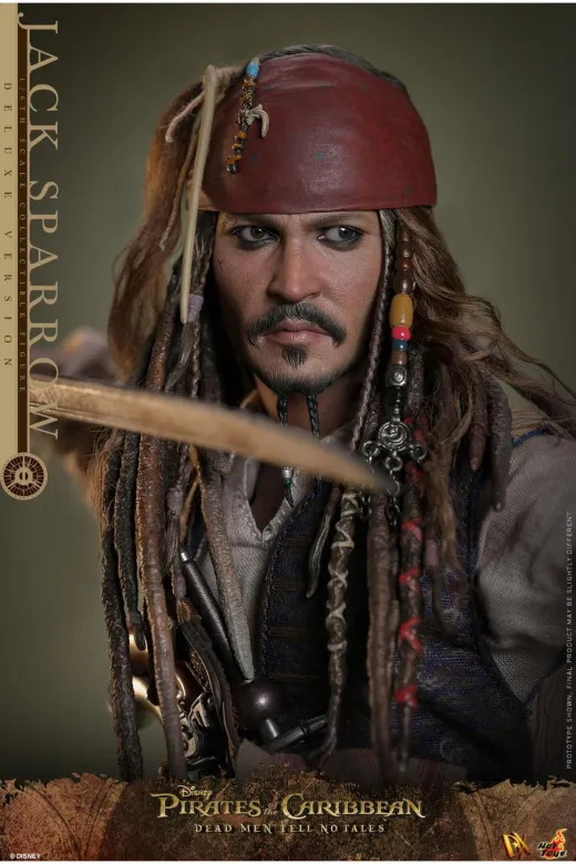 Hot Toys htstyjck Jack Sparrow (Deluxe Version) Sixth Scale Figure
