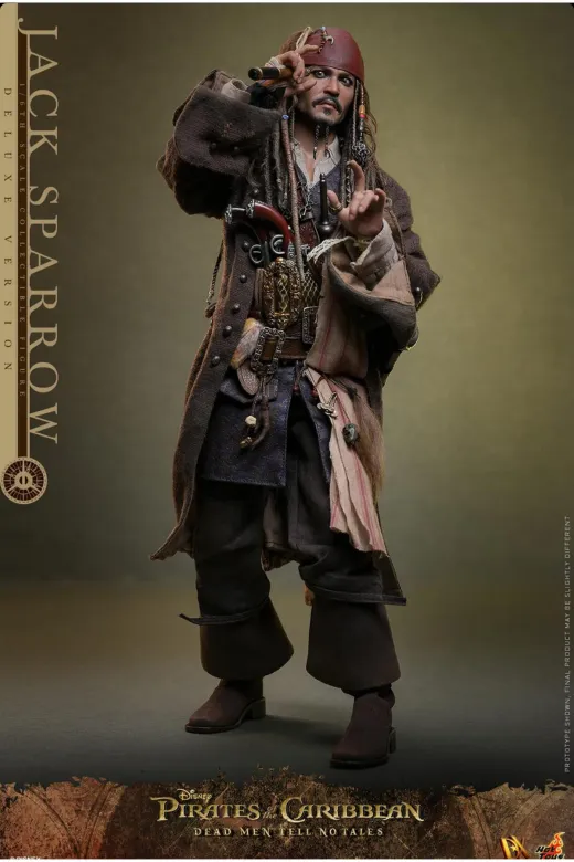 Hot Toys htstyjck Jack Sparrow (Deluxe Version) Sixth Scale Figure