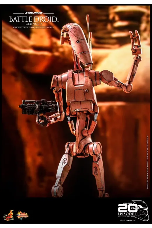 Hot Toys httsbttl Battle Droid (Geonosis) Sixth Scale Figure By