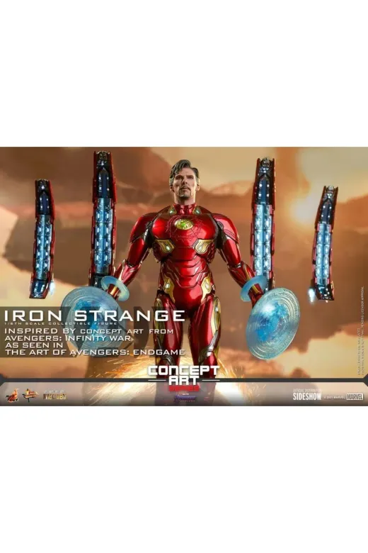 Hot Toys Iron Strange Diecast Sixth Scale Figure - 908905 - Mms606 D41 - Marvel Comics / The Avenger