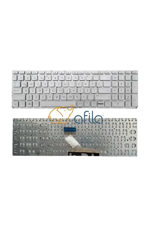 HP 2304241750776 Pavilion 15-Db0032Nt (6As55Ea) Notebook Klavyesi (Silver, Gri Tr)