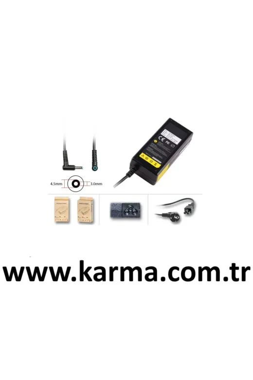 HP NA-KR60811.65W-19042025-1720 15-Ac184Nia (T8S59Ea) Notebook Uyumlu Adaptör, Şarj Aleti Cihazı (65W)