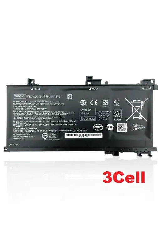 HP NB-KR80554.3CELL-1.1x26 15-Bc201Nt Z9D85Ea Notebook Bataryası - Pili - 3 Cell