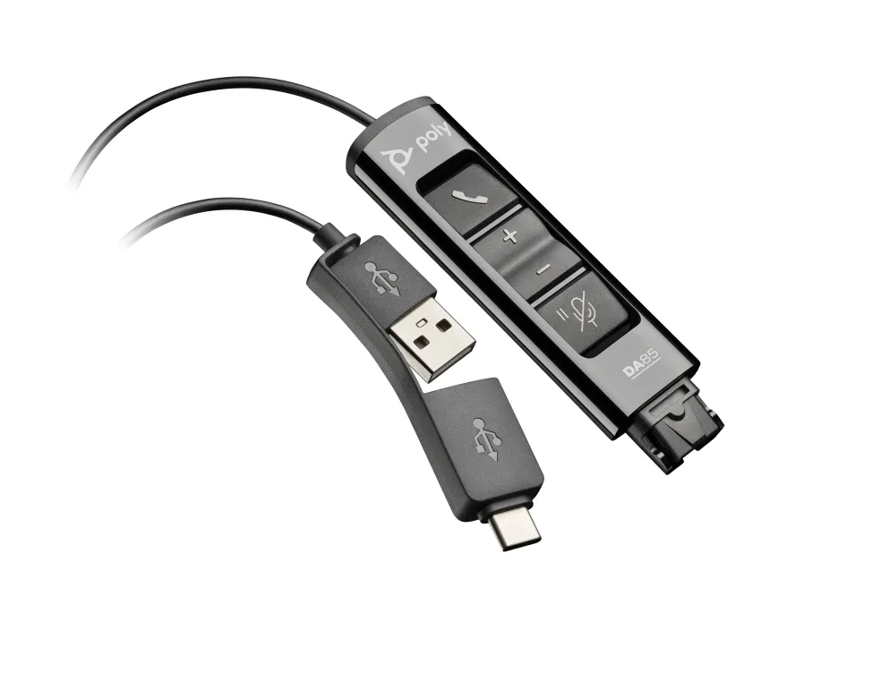 HP Poly DA85 USB to QD Kulaklık Adaptör TAA