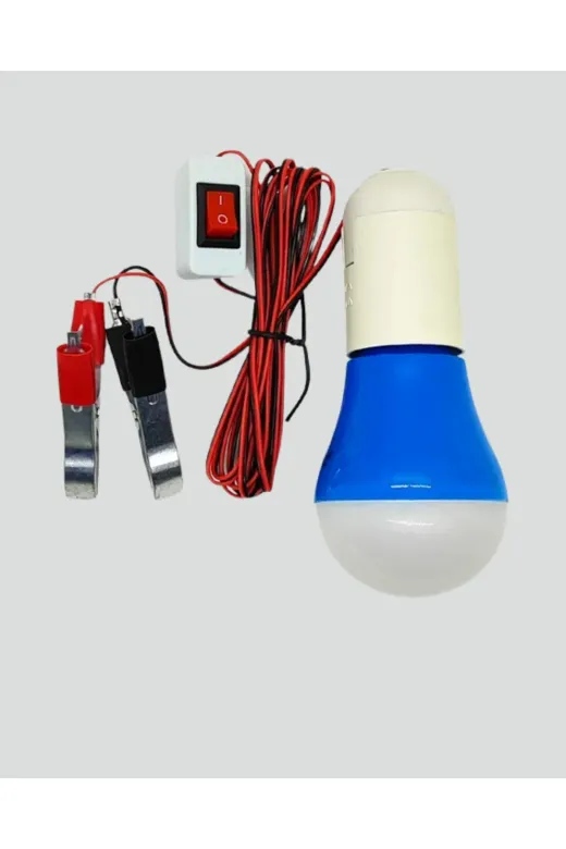Hsc bilişim klt8912733187106 Araç Akü Bağlantılı 12V Led Ampul Pratik Işık Çözümü