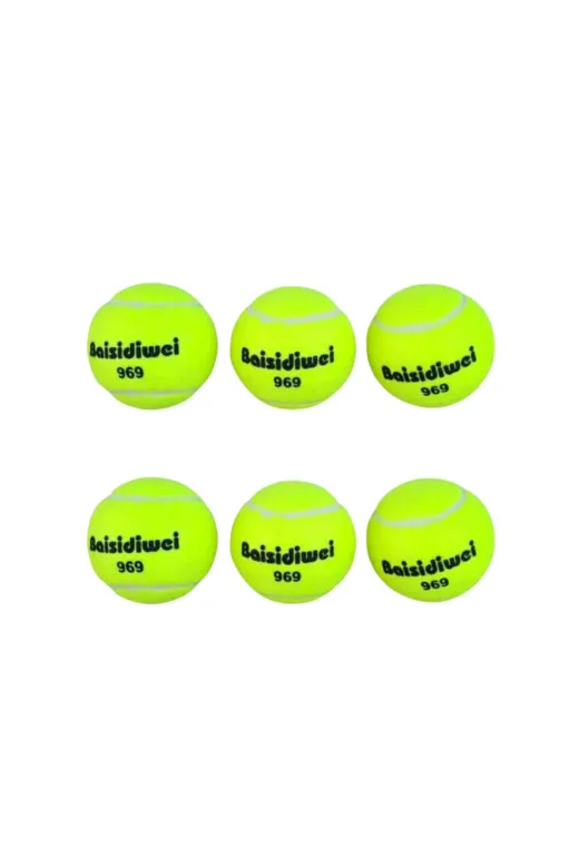 Hsc bilişim klt8912733219807 6’Lı Tenis Topu Seti Dayanıklı Yüksek Zıplama Topları