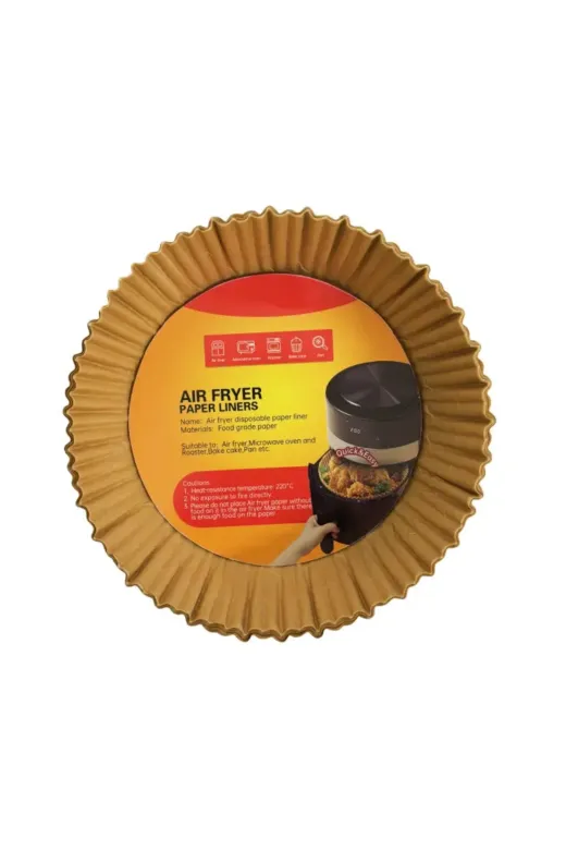 Hsc bilişim klt8912733220568 100 Lü Airfryer Kağıdı Yağ Geçirmez Yapışmaz Pişirme Kağıdı