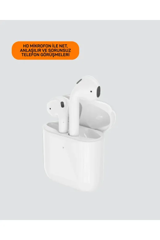 Hsc bilişim klt8912733387049 İphone Pro Ve Pro Max Uyumlu Tws Bluetooth Kulaklık Gürültü Engelleyici