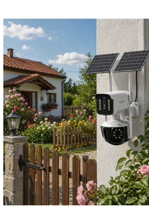 Hsc bilişim klt8912733387513 Güneş Enerjili Arsa Kamerası 4G Sım Kartlı Gece Görüşlü Solar Kamera 2 Yıl Garantili