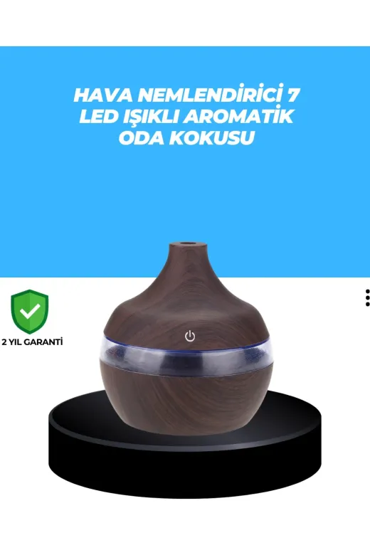 Hsc bilişim klt8912733418088 7 Renk Dinlendirici Led Işıklı Aroma Buhar Makinesi