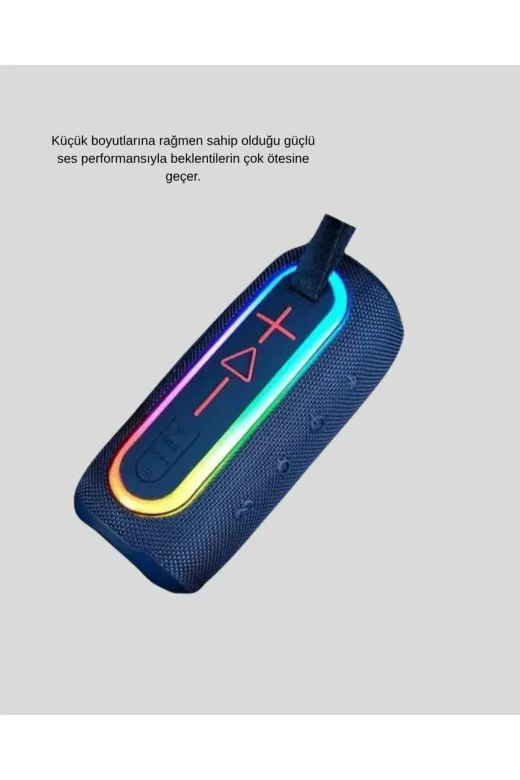 Hsc bilişim klt8912733466188 Taşınabilir Mini Bluetooth Hoparlör Güçlü Ses Ve Şık Kırmızı Tasarım