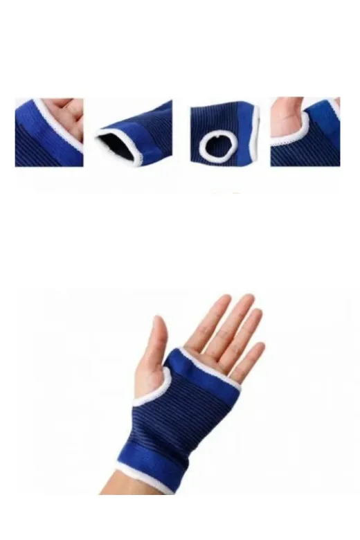 Hsc bilişim klt8912733480573 Mavi Bilek Koruyucu Spor Destekliği Çift El İçin Evrensel Boy
