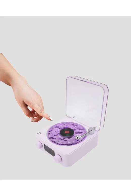 Hsc bilişim klt8912733493351 Projektör Işıklı Retro Hoparlör Bluetooth Aux Usb Hafıza Kartlı 360° Sesli Şarjlı