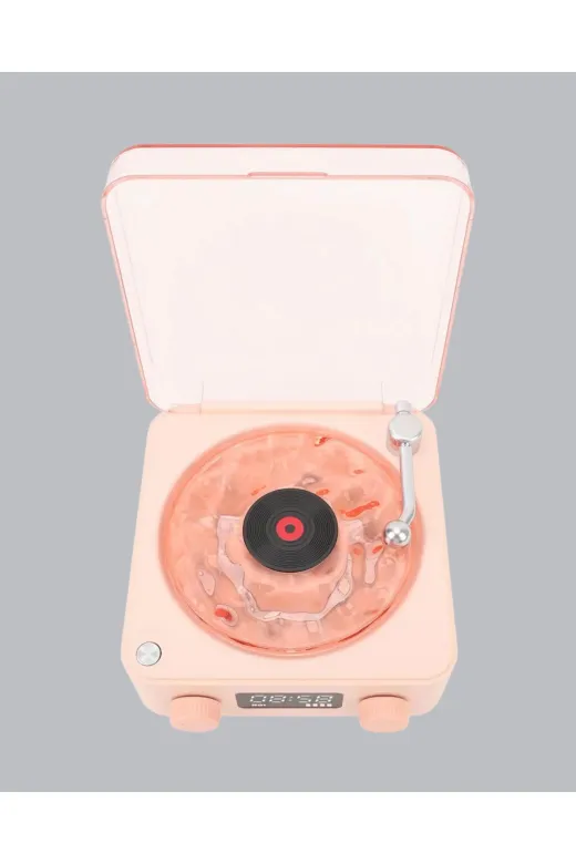 Hsc bilişim klt8912733676600 Gece Lambası Stereo Bluetooth Hoparlör Dijital Saat Su Dalgası Efektli 3-Ü-1 Cihaz