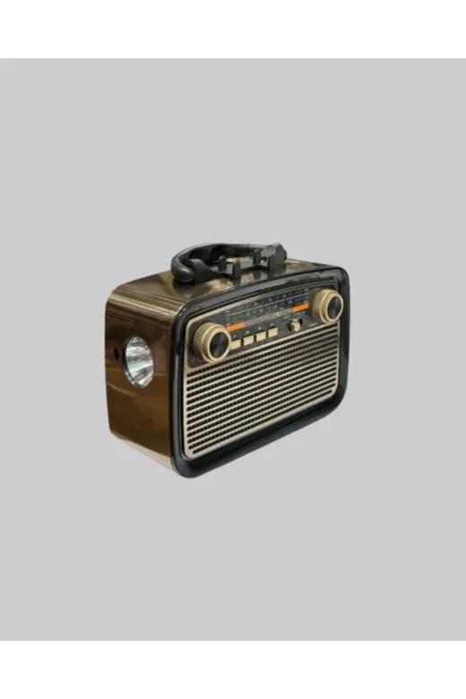 Hsc bilişim klt8912733776829 Ahşap Dokulu Bluetooth Müzik Kutusu – Vintage Led Tasarımıyla Modern Ses Deneyimi