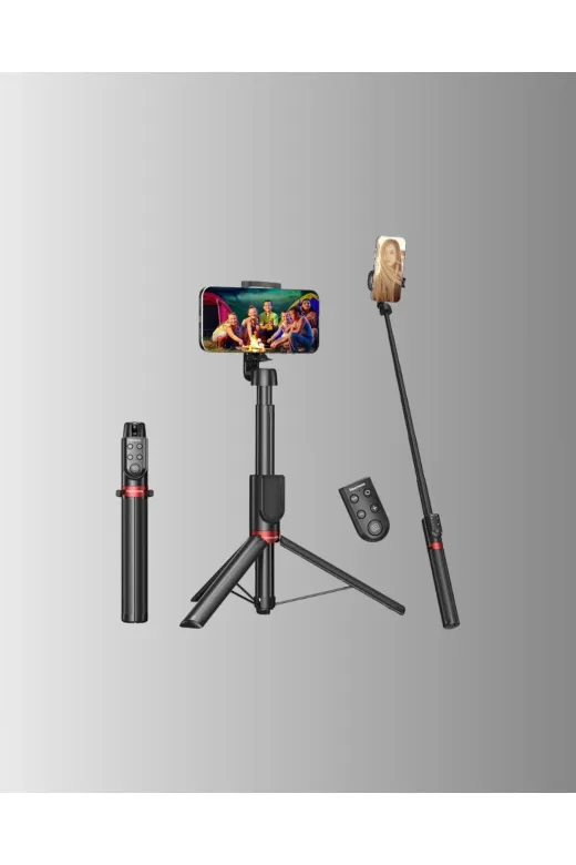 Hsc bilişim klt8912733829044 Ayarlanabilir Telefon Tripodu Selfie Stick Çok Açılı Çekim