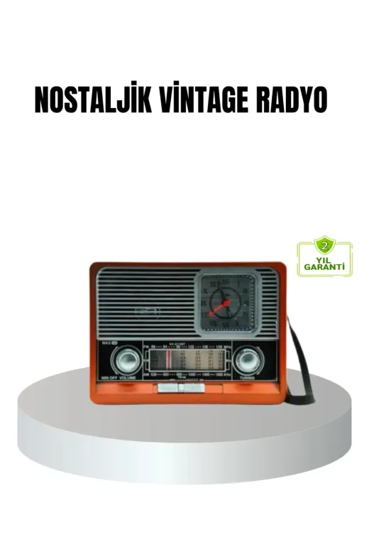 Hsc bilişim klt8912733829945 Vintage Radyo – Nostaljik Tasarım Ve Modern Teknoloji Bir Arada