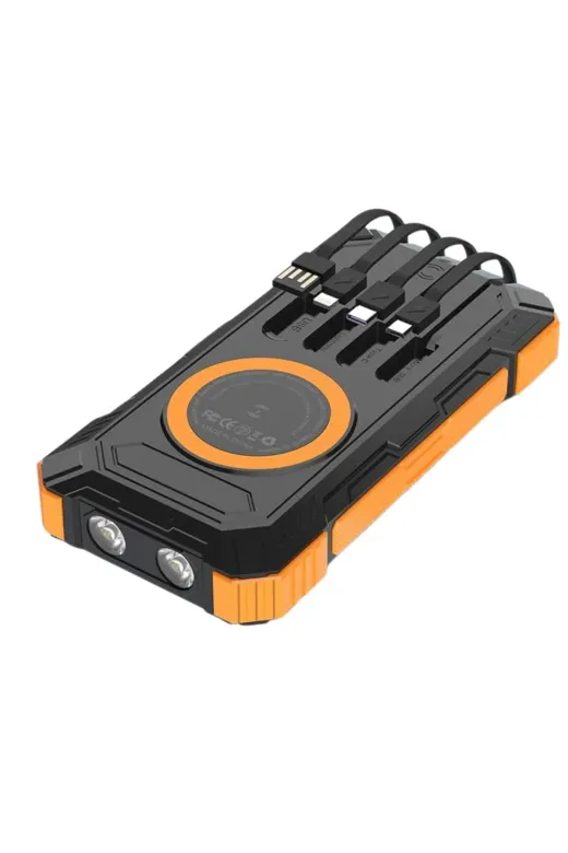 Hsc bilişim klt8912733850536 20000 Mah Powerbank Güneş Enerjili Kablosuz Şarj Hızlı Şarj Taşınabilir Batarya (Kopya)