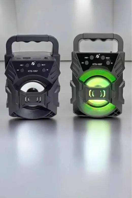 Hsc bilişim klt8912733855326 Taşınabilir Bluetooth Hoparlör Led Işıklı Uzun Pil Ömrü