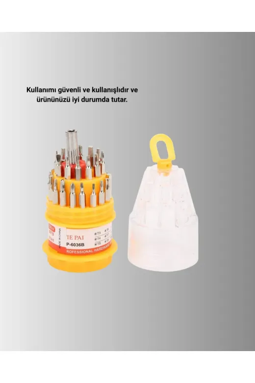 Hsc bilişim klt8912733952629 Çok Fonksiyonlu Tornavida Seti Telefon Ve Bilgisayar Uyumlu