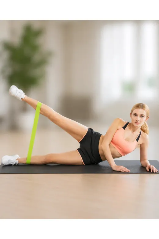 Hsc bilişim klt8912733972849 Pilates Direnç Lastiği Fitness Yoga Ve Evde Spor İçin Çok Amaçlı Bant