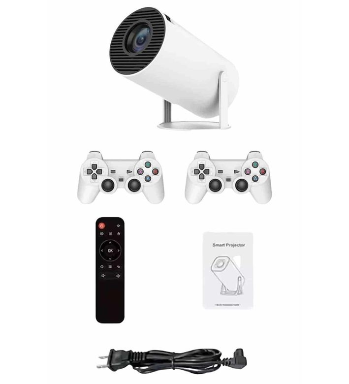 HSD NDR PROJECTOR M300 PRO Ndr M300 Max Retro Video Oyunu Konsolları Android11 Sistemi Mini Taşınabilir Akıllı Projektör