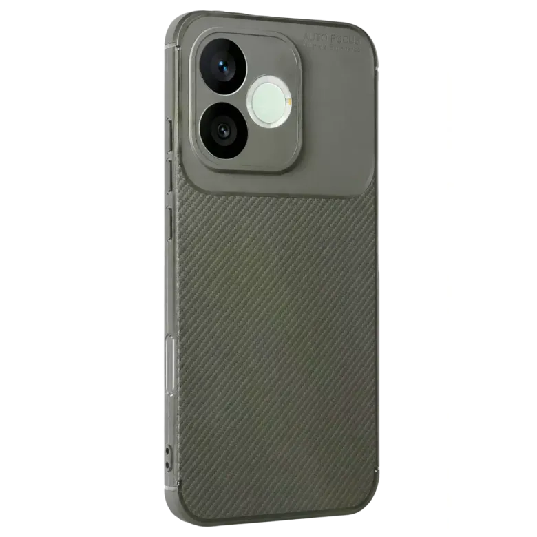 Huawei Honor 600 Lite Auto Focus Karbon Kapak - Gri
