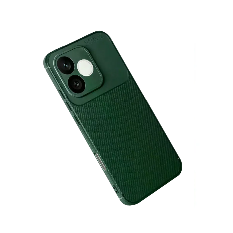 Huawei Honor 600 Lite Auto Focus Karbon Kapak - Koyu Yeşil