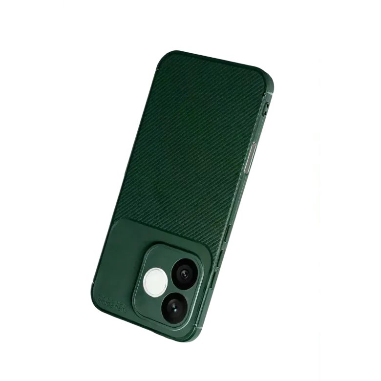 Huawei Honor 600 Lite Auto Focus Karbon Kapak - Koyu Yeşil
