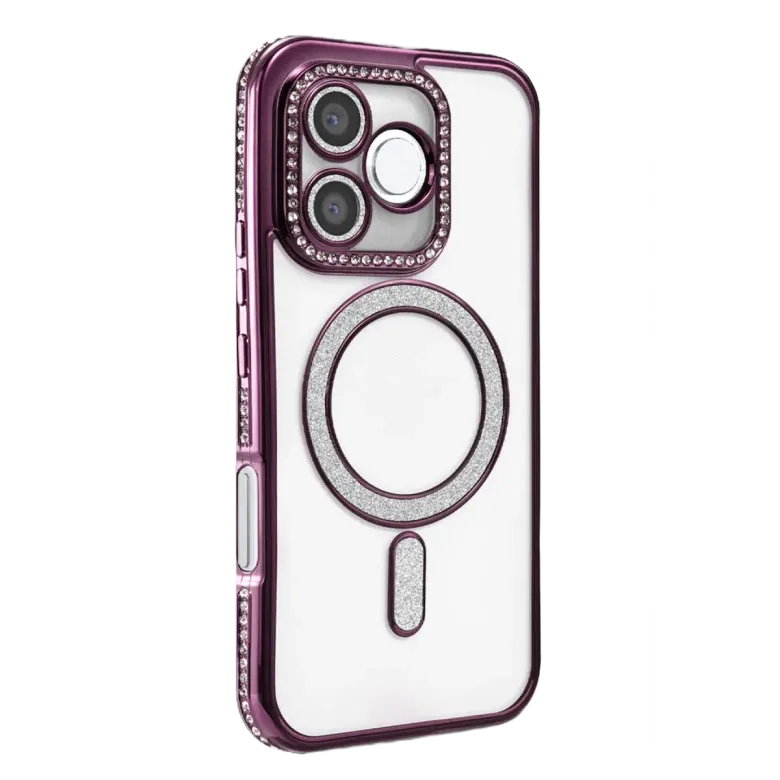 Huawei Honor 600 Lite Joke Simli Magneticsafe Kılıf - Derin Mor