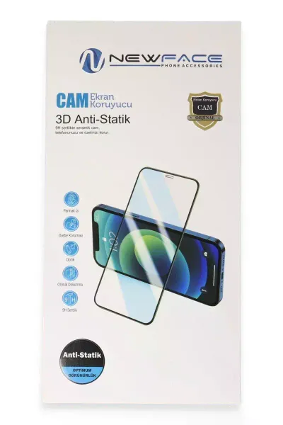 Huawei Honor 600 Pro 3D Antistatik Cam Ekran Koruyucu - Şeffaf