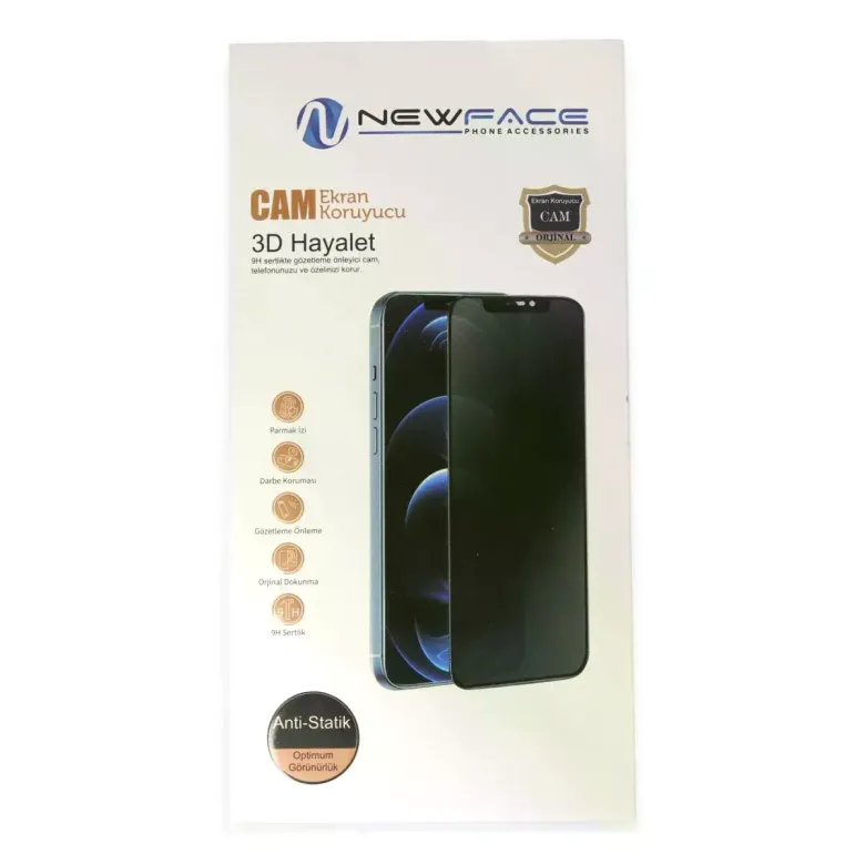 Huawei Honor 600 Pro 3d Antistatik Hayalet Cam Ekran Koruyucu - Şeffaf