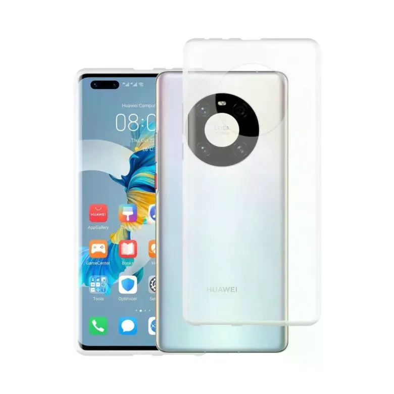 Huawei Mate 40 Pro Kılıf Lüx Şeffaf Silikon