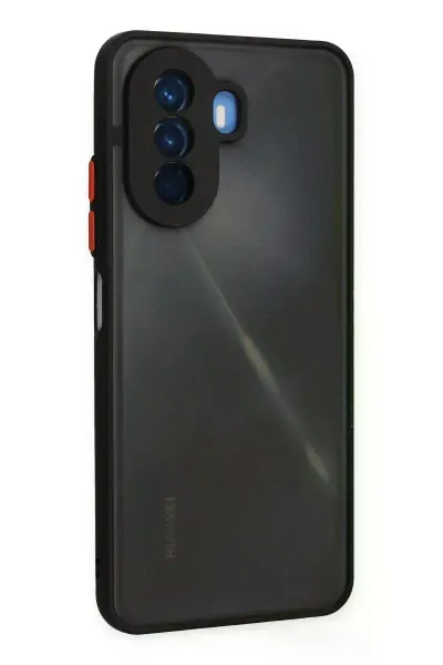 Huawei Nova Y70 Kılıf Montreal Silikon Kapak - Siyah
