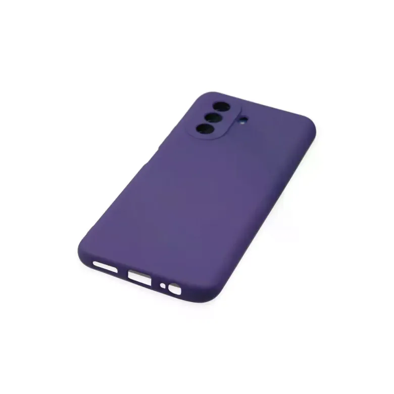 Huawei Nova Y70 Kılıf Nano içi Kadife Silikon - Mor
