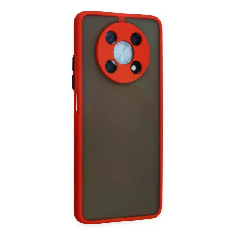 Huawei Nova Y90 Kılıf Montreal Silikon Kapak - Kırmızı