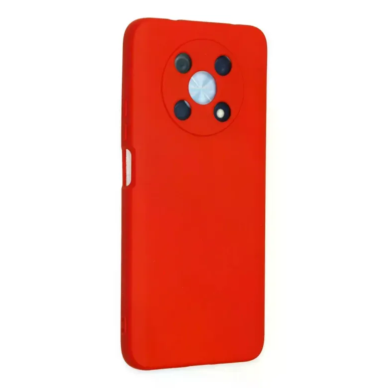 Huawei Nova Y90 Kılıf Nano içi Kadife Silikon - Kırmızı