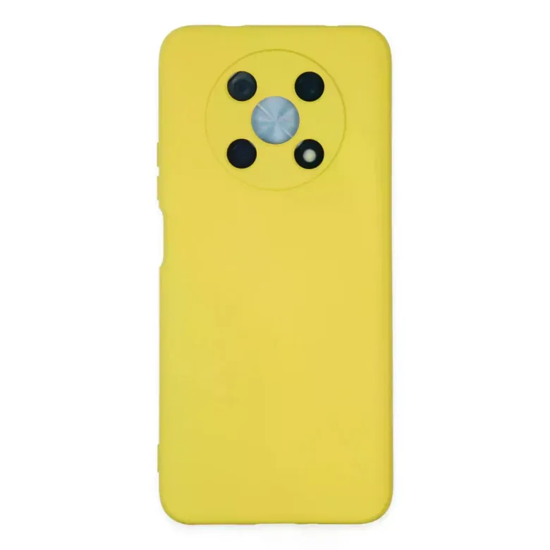 Huawei Nova Y90 Kılıf Nano içi Kadife Silikon - Sarı