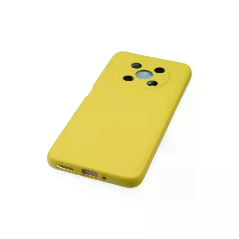 Huawei Nova Y90 Kılıf Nano içi Kadife Silikon - Sarı