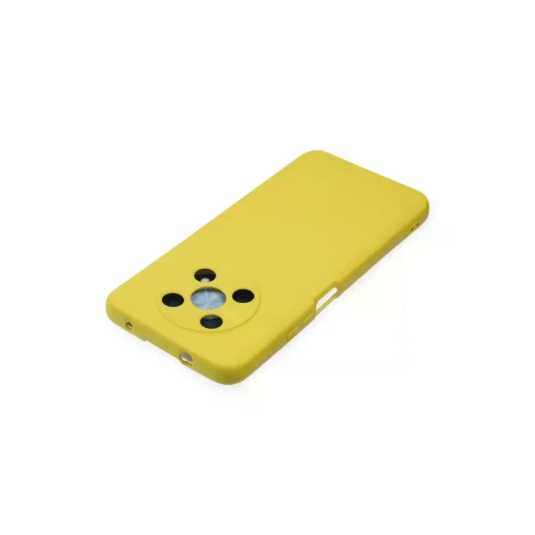 Huawei Nova Y90 Kılıf Nano içi Kadife Silikon - Sarı