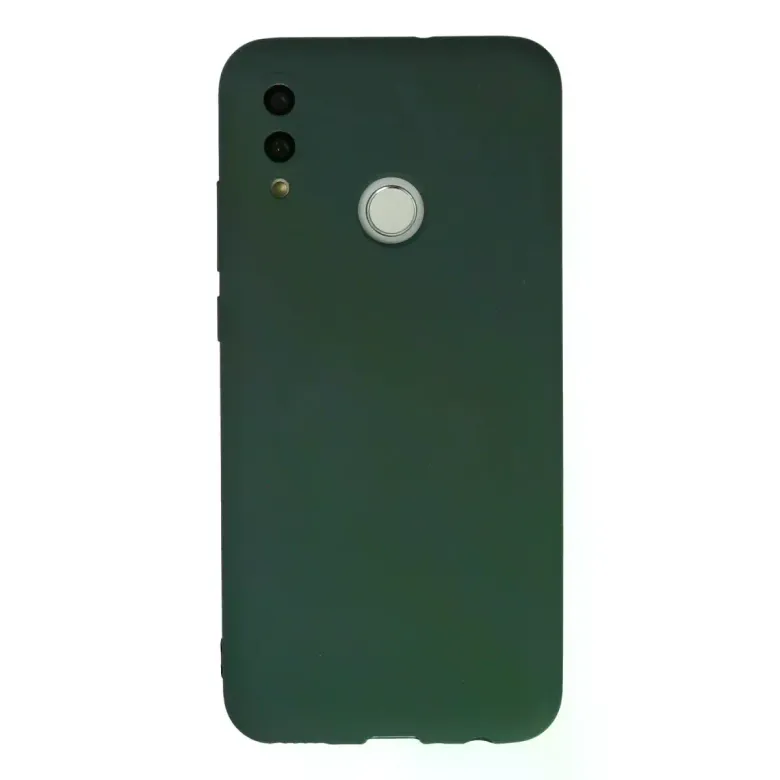 Huawei P Smart 2019 Kılıf Nano içi Kadife Silikon - Koyu Yeşil