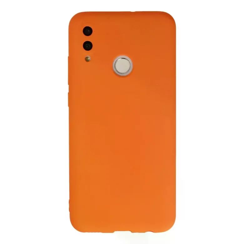 Huawei P Smart 2019 Kılıf Nano içi Kadife Silikon - Turuncu