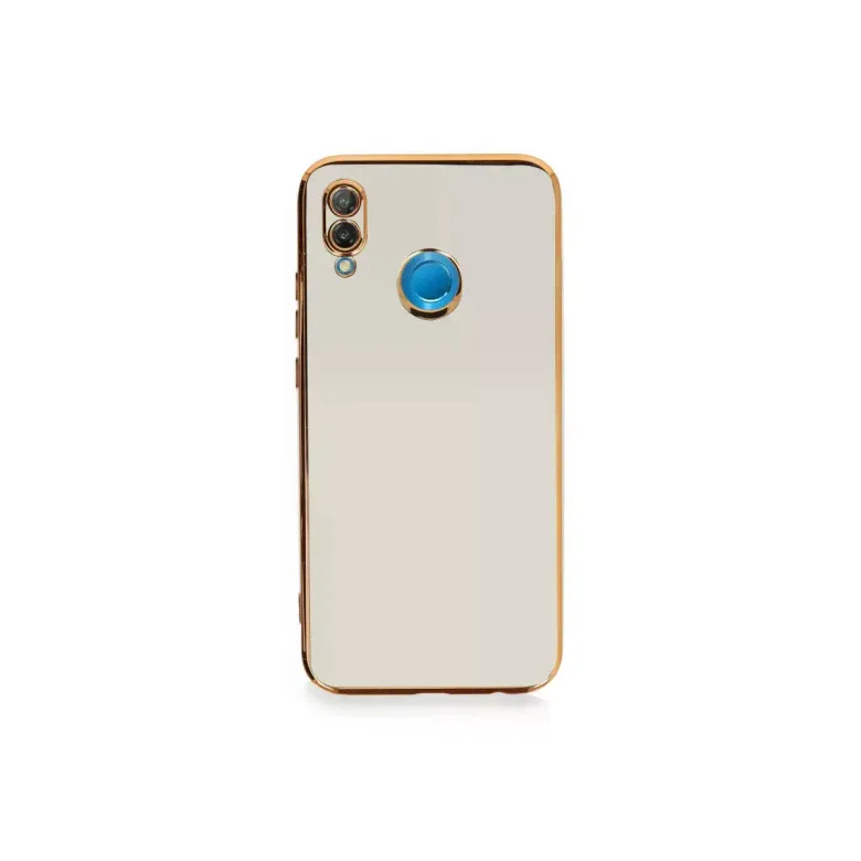 Huawei P20 Lite Kılıf Volet Silikon - Beyaz