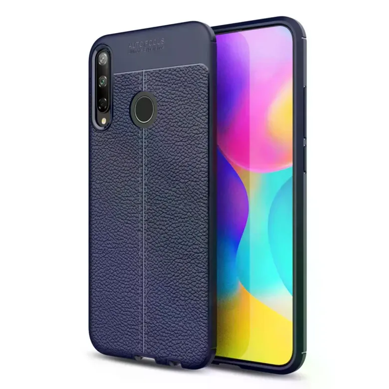 Huawei P40 Lite E Kılıf Auto Focus Kapak - Lacivert